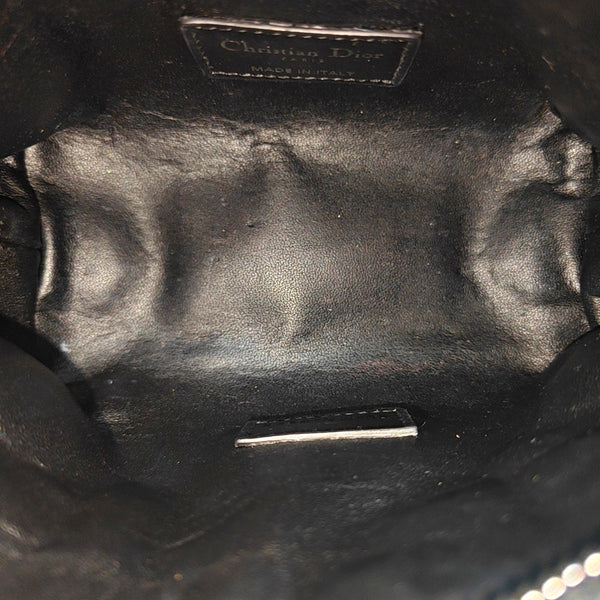 Diortravel Nomad Small Cannage Calfskin Black