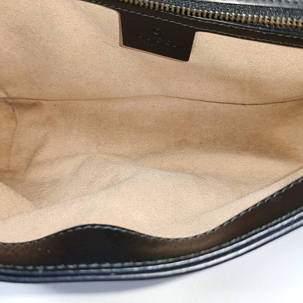 GG Marmont Medium Quilted Calfskin Black
