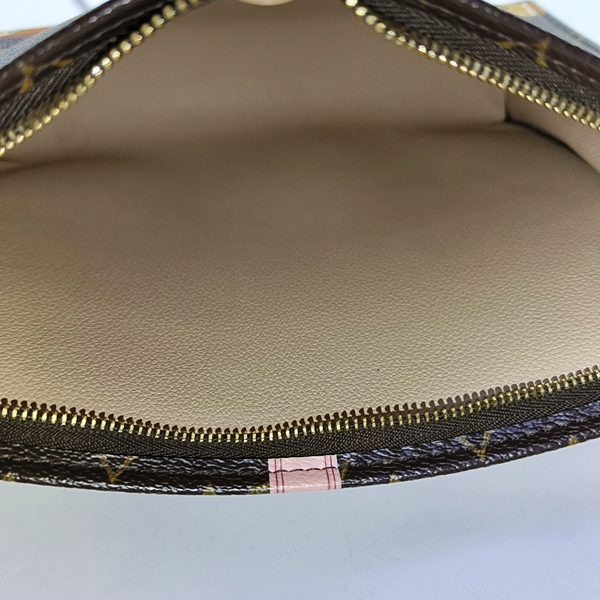 TOILET POCKET 26 Monogram Coated Canvas Brown