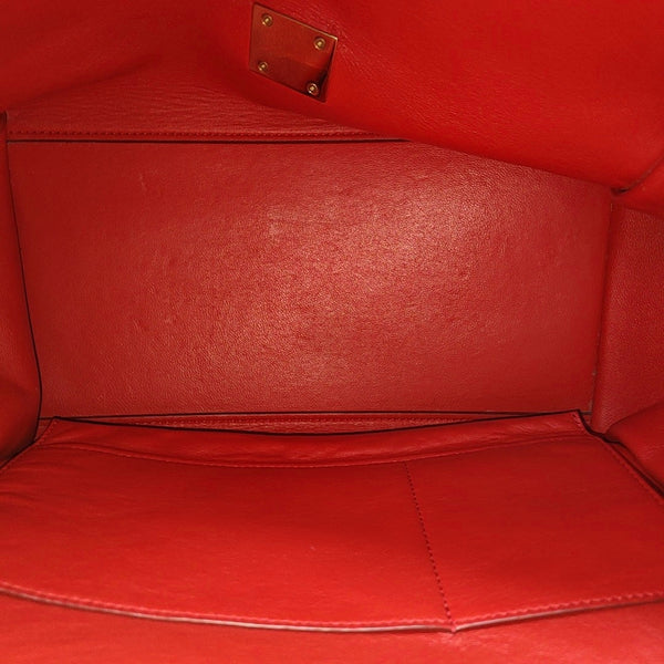 TRAPEZE Medium Calfskin Red