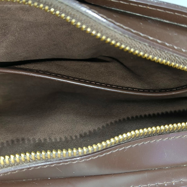 SAINT LOUIS Damier Ebene Coated Canvas Brown