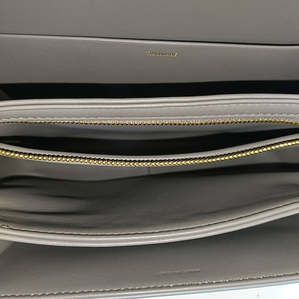 TRIOMPHE Medium Calfskin Gray