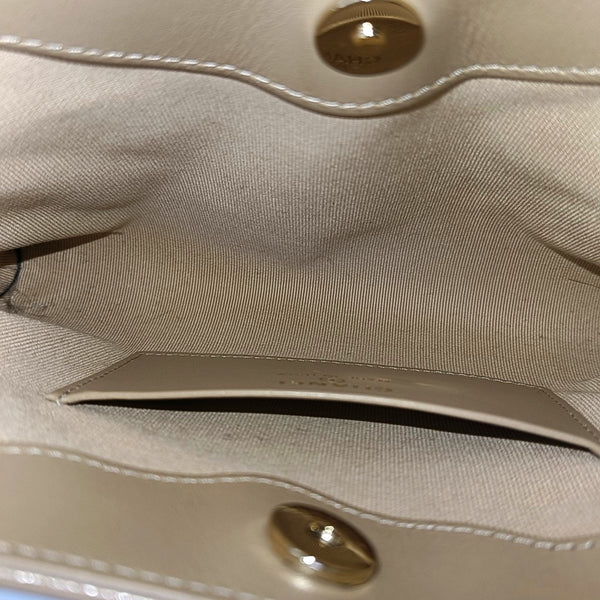 CHANEL 31 Mini Quilted Lambskin Beige