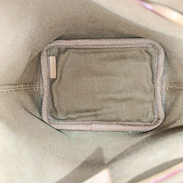 Authenticated pre-owned NÉONOÉ Nano Monogram Coated Canvas Brown - Bucket Bag at Looply
