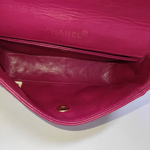 Quilted Lambskin Red