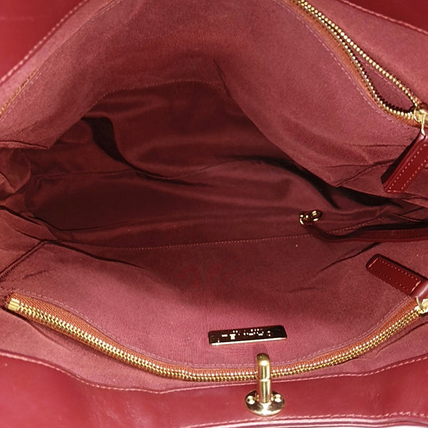 CHANEL 31 Quilted Vintage Calf Red