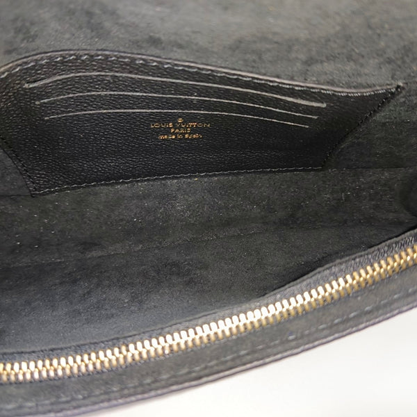 IVY Monogram Calfskin Black