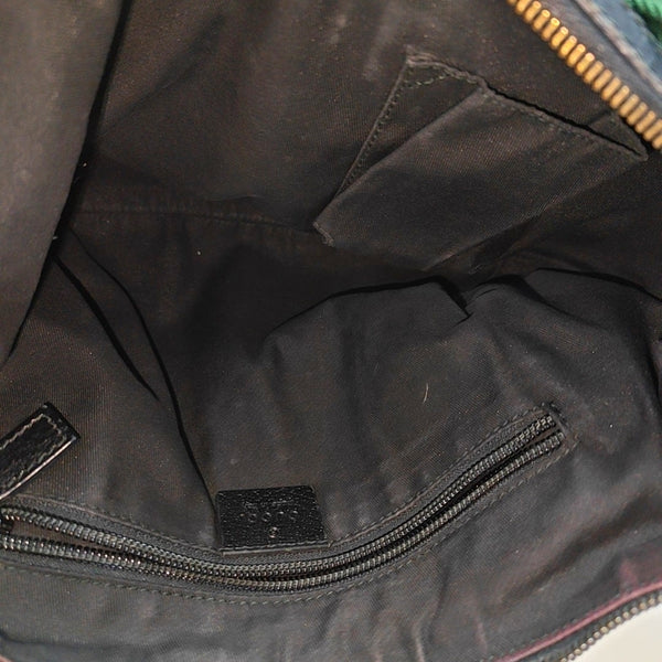 Monogram Canvas Shoulder Bag Black