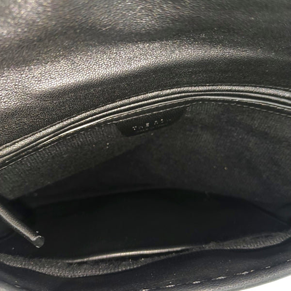 Calfskin Shoulder Bag Black