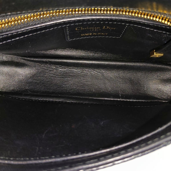Dior Caro Small Cannage Calfskin Black