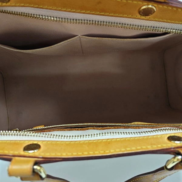 BREA MM Monogram Patent Leather Yellow