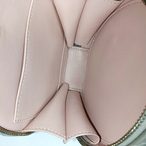 ROUND Quilted Lambskin Gray