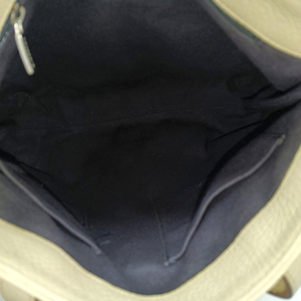 Calfskin Top Handle Bag Beige