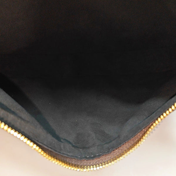 COOKIE BB Monogram Coated Canvas Brown