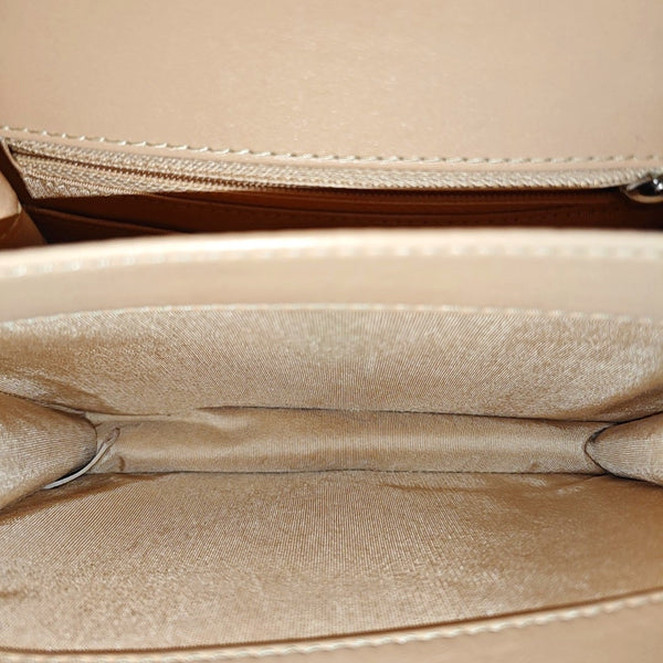 Calfskin Shoulder Bag Beige