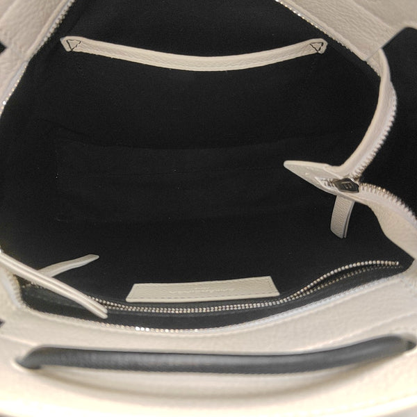 Shopping Bag Calfskin White