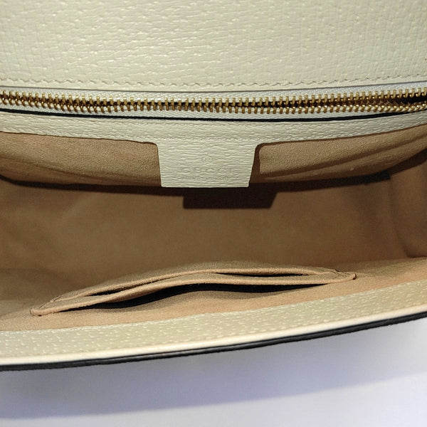 Padlock Small Monogram Coated Canvas White