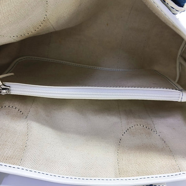 Coated Canvas Tote Bag Gray