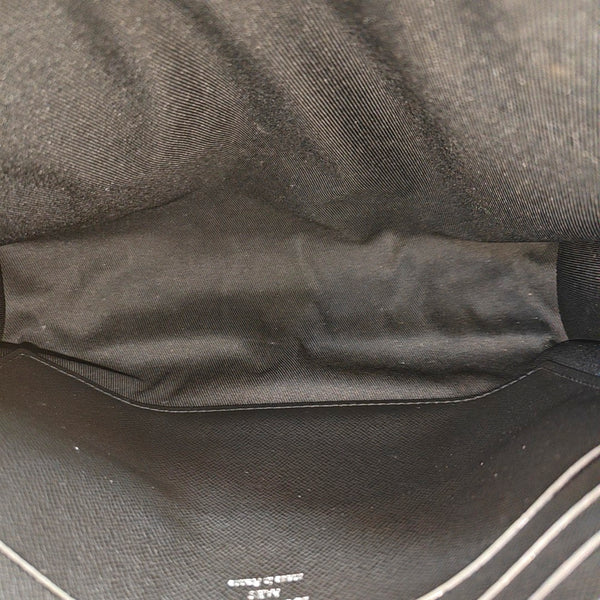 Pochette Voyag MM Monogram Coated Canvas Black