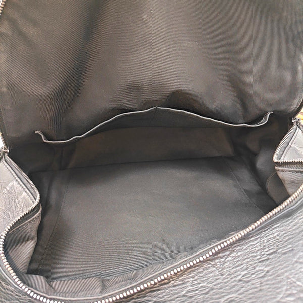 RACER Monogram Calfskin Black