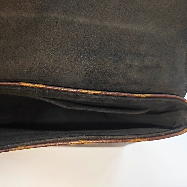 LOCKY BB Monogram Coated Canvas Brown