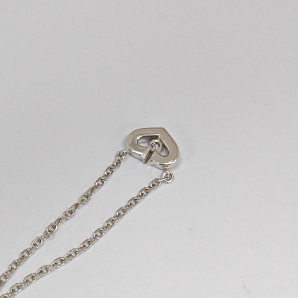 18k White Gold Silver Necklace