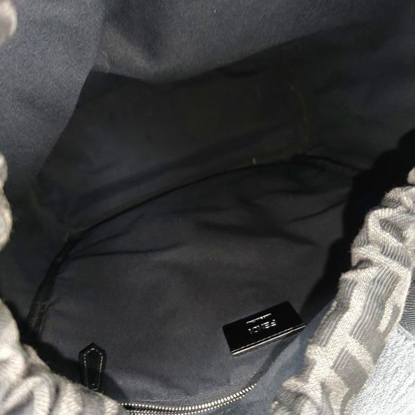 FENDI Strike Medium Canvas Black