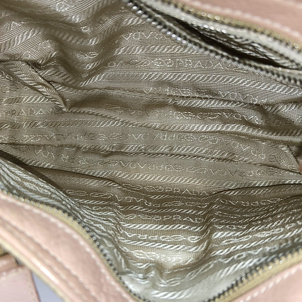 Nylon Shoulder Bag Beige