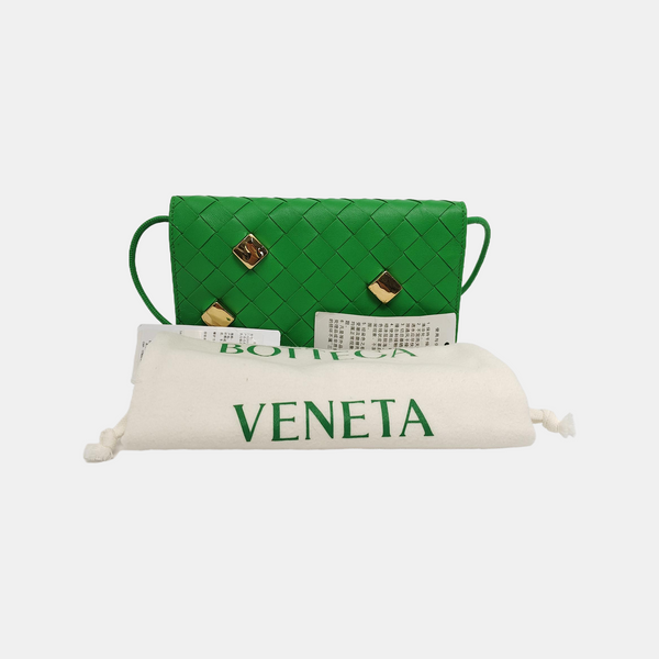 The Pouch Mini Lambskin Green