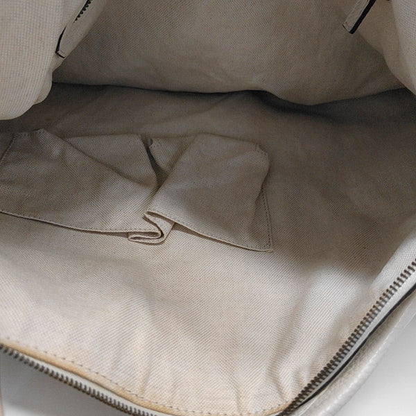 Calfskin Shoulder Bag White