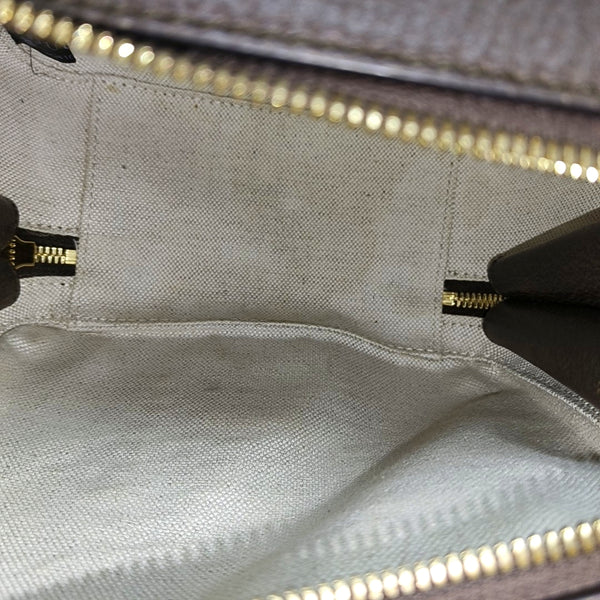 Ophidia Mini Monogram Coated Canvas Beige