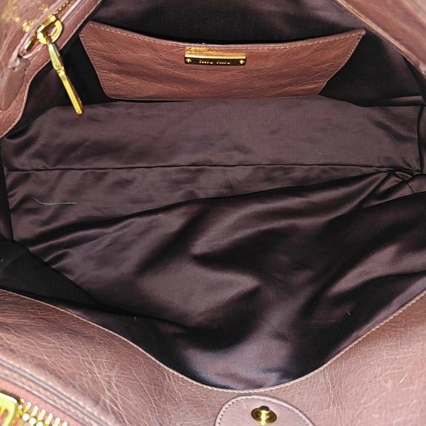 Calfskin Tote Bag Pink