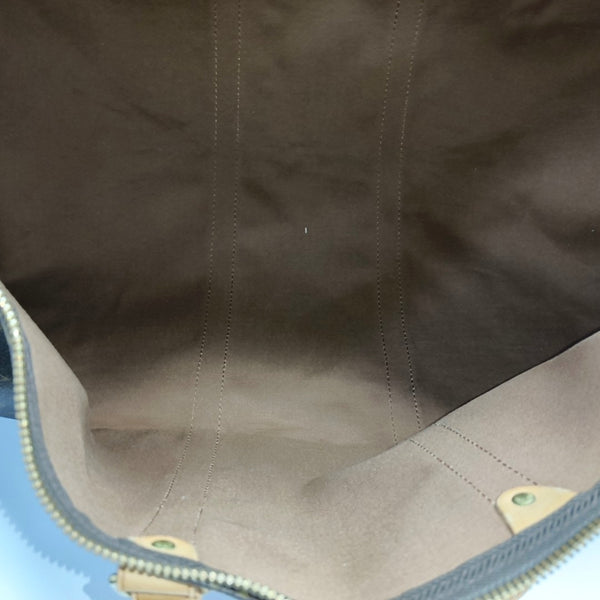 SAC SOUPLE Monogram Coated Canvas Brown