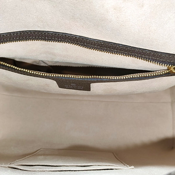 Authenticated pre-owned Ophidia Medium Monogram Coated Canvas Beige - Tote Bag at Looply