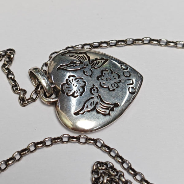 Blind For Love 925 Sterling Silver Necklace