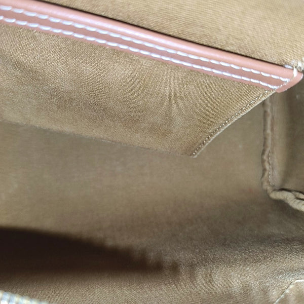 MACADAM Small Coated Canvas Brown
