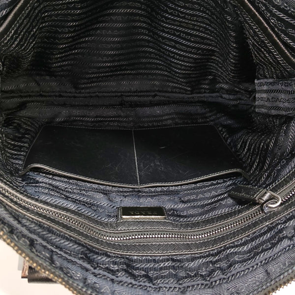 Nylon Shoulder Bag Black