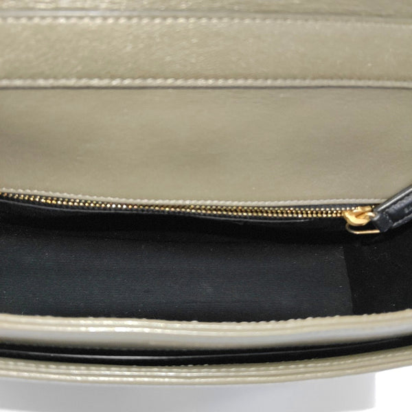 BECKY Quilted Lambskin Green