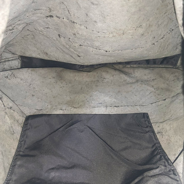 Nylon Top Handle Bag Black