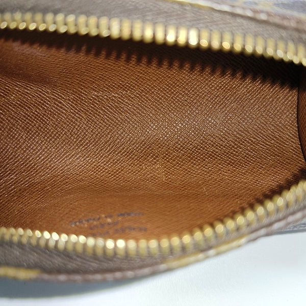 PAPILLON Mini Monogram Coated Canvas Brown