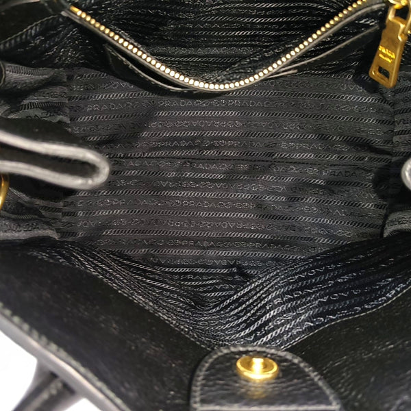 Calfskin Shoulder Bag Black