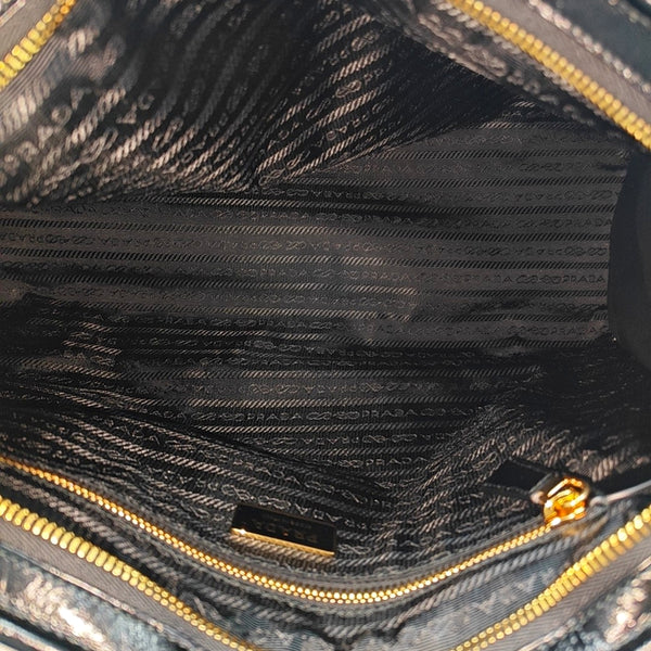 Large Quilted Calfskin Black