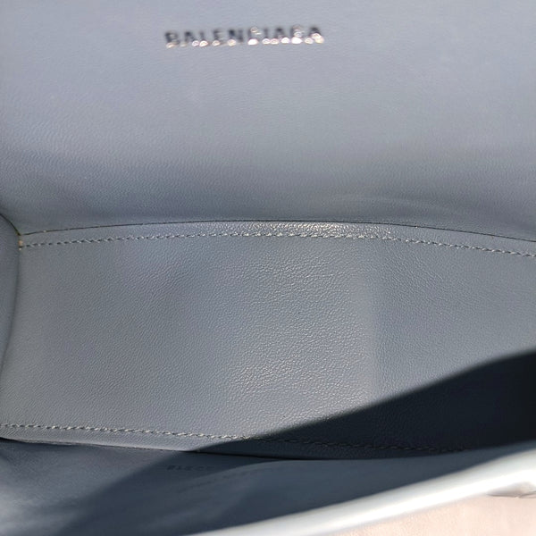 Hourglass Small Calfskin Blue