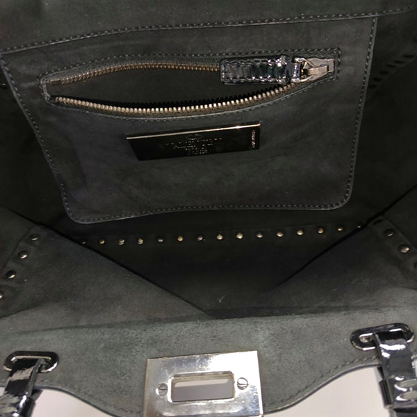 Rockstud Small Patent Leather Black