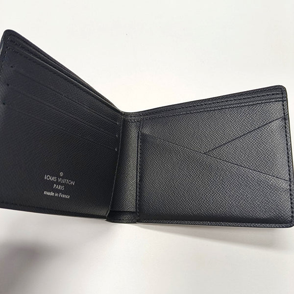 SLENDER Monogram Coated Canvas Black Wallet