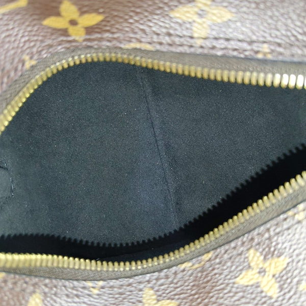 SQUARE Monogram Coated Canvas Brown