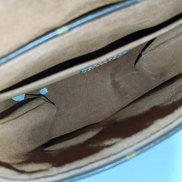 Authenticated pre-owned LOCKY BB Monogram Coated Canvas Brown - Shoulder Bag at Looply