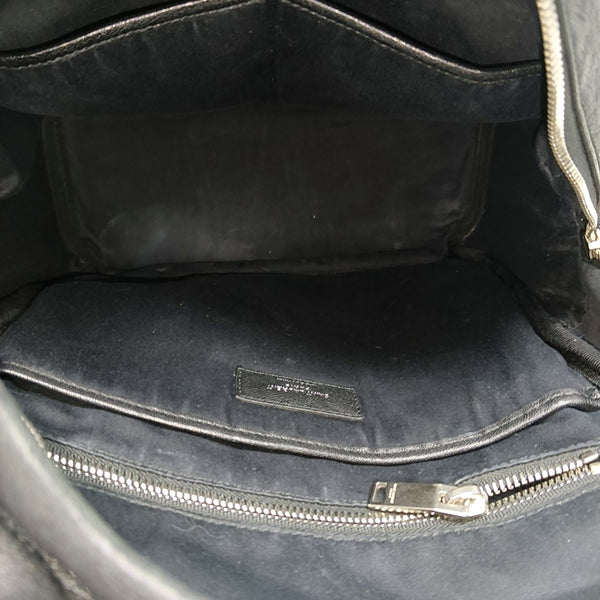 Calfskin Backpack Black