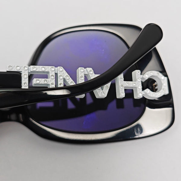Synthetic Sunglasses Black