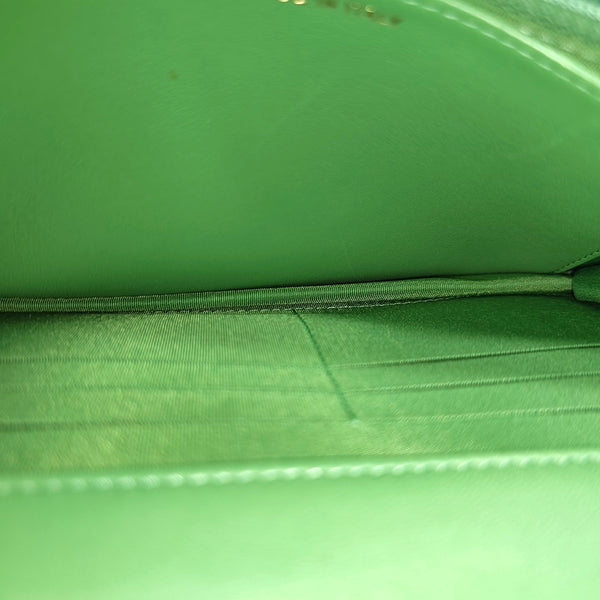 BOY CHANEL WOC Quilted Calfskin Green